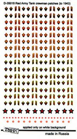 D-35018 Red Army tank crewman    uniform patches, to 1943