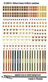 D-35013 Africa Corps uniform patches