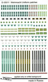 D-35011 Wermacht Uniform patches