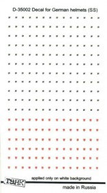 D-35002 Decal for German helmets (SS)