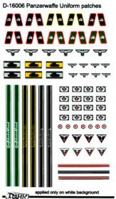 D-16006 Panzerwaffe uniform patches