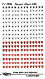 D-16002 German helmet emblem (SS)