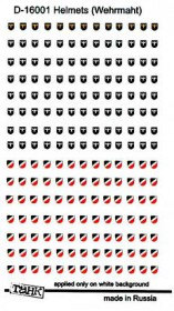 D-16001 German helmet emblem (Wehrmacht)