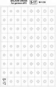 S-17 Balkan Cross for german AFV