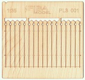 PL3-001 Decorative European wooden fence