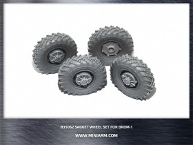 B35062 БРДМ-1 набор колес,4шт 