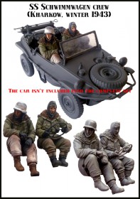 EM-35053  Schwimmwagen Crew (Kharkow, Winter 1943)