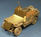GM35003 Armoured U.S. WWII Jeep + SCR-510/620 radio set