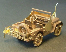 GM48003 Armor parts for U.S. WWII 1/4 ton 4x4 truck + accessories + tyre chains