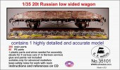 LZ35101 Russian 20t open railcar