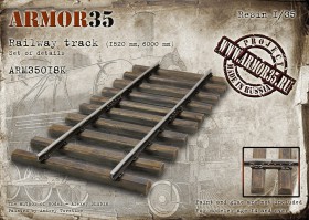 ARM35018 К Railway track (1520 mm,6000 mm)-Set of details