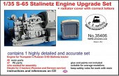 LZ35406 S-65 Stalinetz Engine Upgrade Set including radiator cover with correct letters
