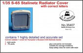 LZ35407 S-65 Stalinetz Tractor radiator cover with correct letters with photoetching