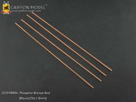 GCP-PBR06 Phosphor Bronze Rod (Round, Dia. 1.8mm)