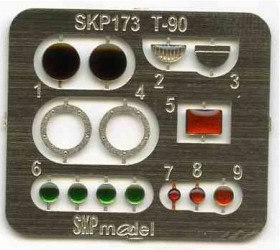 SKP 173 Lenses and tailights for T-90