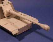 RE35-164 Kanone 40 Barrel with Canvas Cover Tank Destroyer “Sturer Emil”