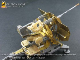 L35A108 1/35 Resin Schwebekreisvisier38 Sight&Stamp Hand Wheels&Gearbox for 2cm Flak38 Late Production
