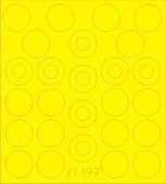 XT197 M-109A wheel masks