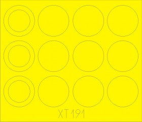 XT191 Merkava IIID wheel masks
