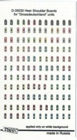 D-35030 Германские погоны, дивизия Гроссдойчланд