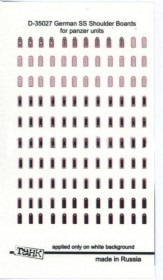 D-35027 Германские погоны танкисты СС