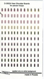 D-35024 Германские погоны танкисты Вермахт