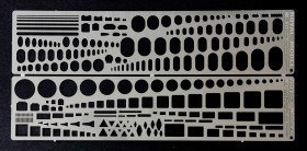 RM 671 Templates set stencils (all scales)