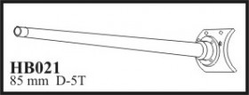 HB021 85mm D-5 T with mantlet. Gun for IS - 1