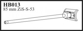 HB013 85 mm ZiS - S - 53 with late mantlet Gun for T - 34 / 85 model 1944/45