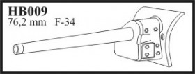 HB009 76,2 mm F - 34 with mantlet 