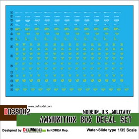 DD35002 Modern US Ammunition Box decal set