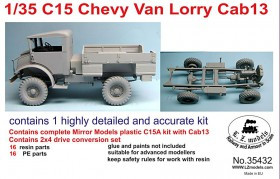 LZ35432 CMP C15 Chevrolet Van Lorry Cab13 full kit