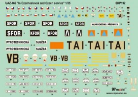 SKP 192 Decals for UAZ