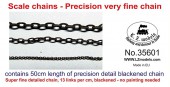 LZ35601 Scale Blackened Chains – Very Fine
