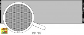 PP15 Engrave plate (140 x 39 mm) - pattern 15