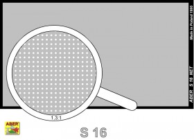S-16 Drilled plate 0,9 mm