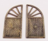 PM431 Wooden gate - round