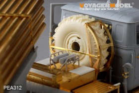 PEA312 1/35 Modern RussianUral 4320/375 Road Wheels(6+1PCES) (For TRUMPETER)