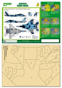 PPA5017 Airbrush CAMO-MASK for 1/48 F-15DJ 2005 JASDF Aggressor