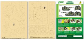 PPA5078 Airbrush CAMO-MASK for 1/35 M109A2 US Army Camouflage Scheme 1