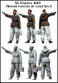 EM-35091  Tankman WW2 (Winter painting of tank) Set-2