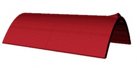 23086 Hollow bricks, brick-red