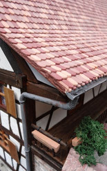 23113 Flat bricks dark brick-red