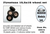 MM35014 Firestone 10,5x16 wheel set (Пластик/резина)