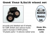 MM35015 Good Year 9,5x16 wheel set (Пластик/резина)