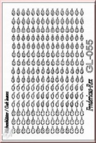 GL-055-MAN Green Line-Oak Leaves, mandarin, 1:35