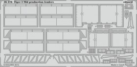 EDU-36276 Tiger I Mid production fenders