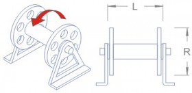 RB059 745 Лебедка Type B (L-5mm; R-7mm)