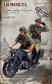 ARM35127 German motorcyclists WWII, (Set I)