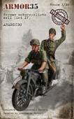 ARM35130 German motorcyclists WWII, (Set IV)
